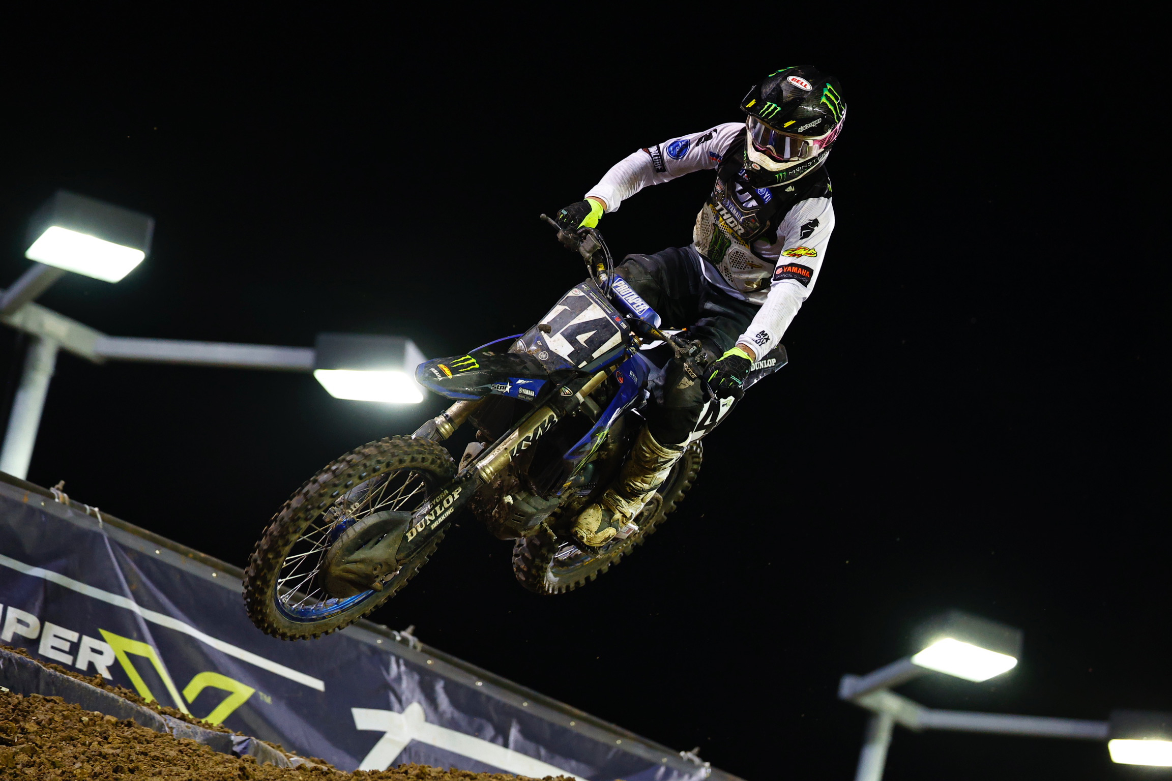 Monster Energy Yamaha Star Racing’s Dylan Ferrandis takes a top-five overall finish at the SMX World Championship Playoff 2 