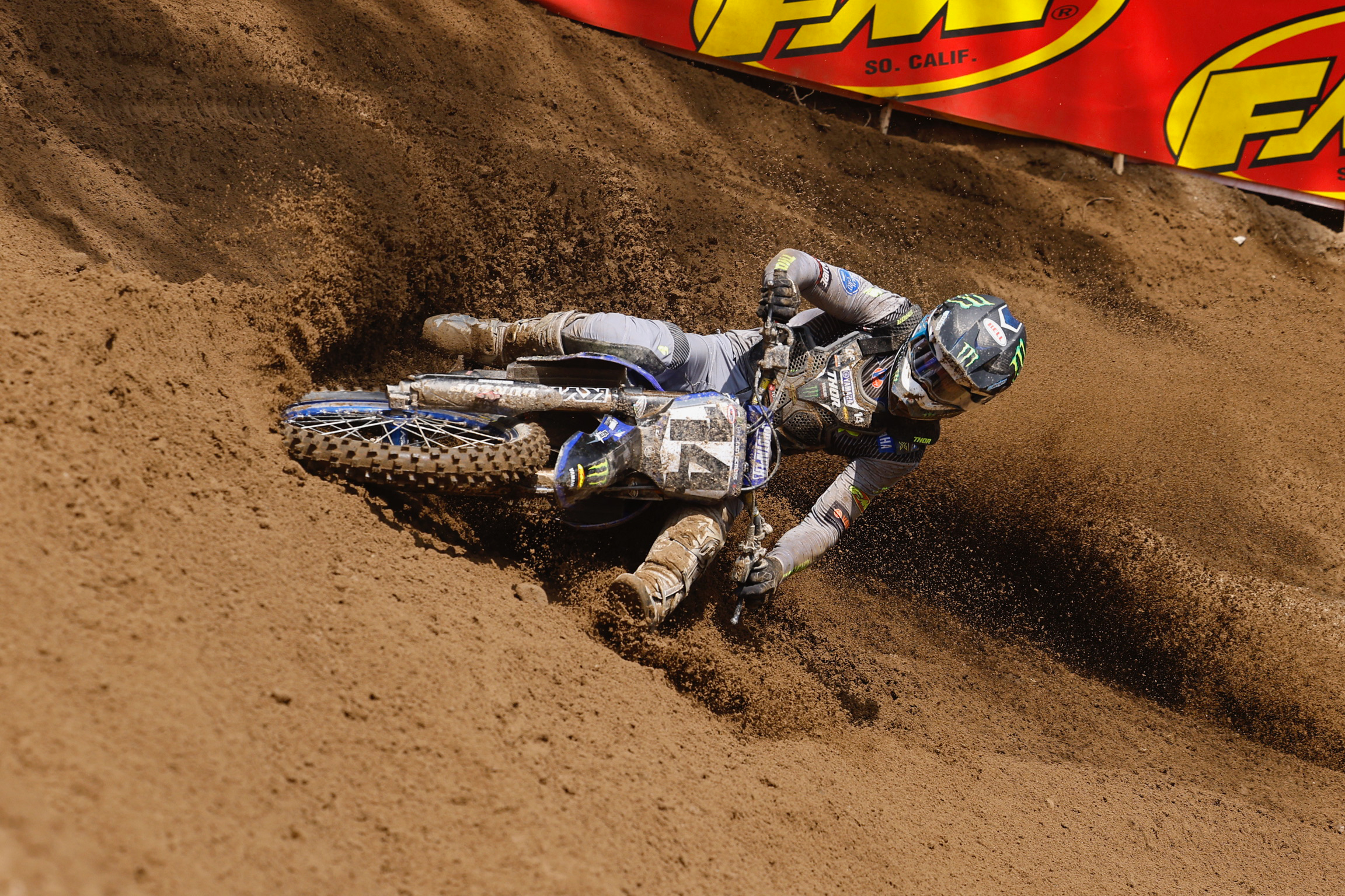 Monster Energy Yamaha Star Racing’s Dylan Ferrandis returns to the podium with apair of third-place finishes despite challenging conditions at the Southwick National