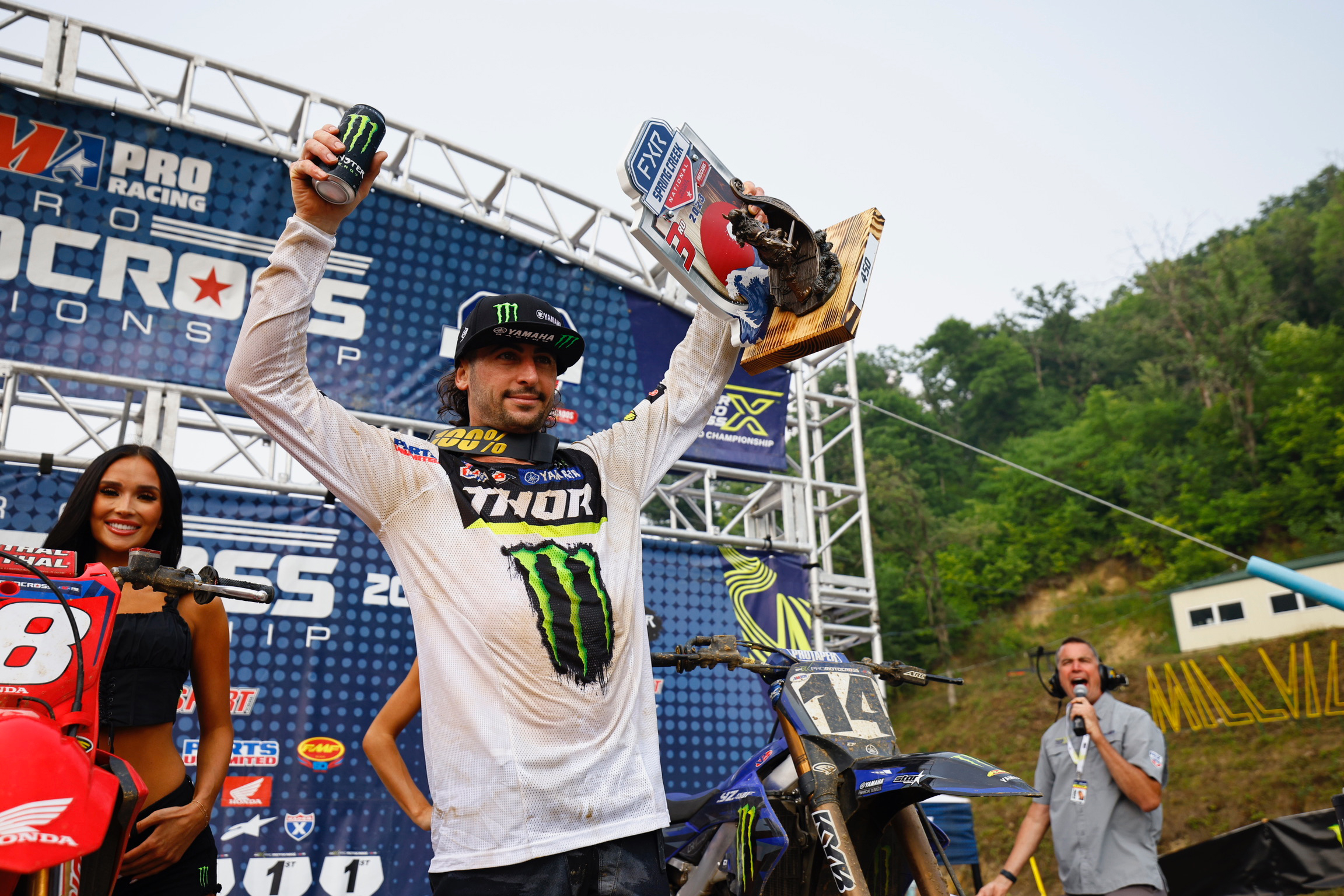 Monster Energy Yamaha Star Racing’s Dylan Ferrandis overcomes adversity to finishthird overall at the Spring Creek National