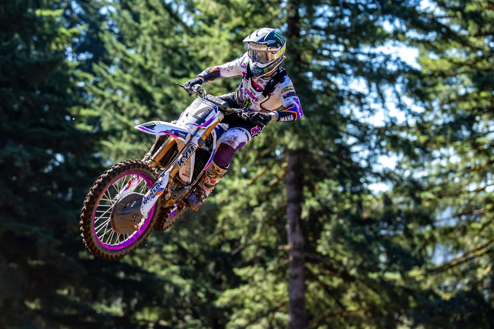 Monster Energy Yamaha Star Racing’s Dylan Ferrandis finished fourth overall with a 3-5 score despite challenging conditions at the Washougal National