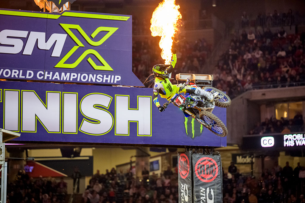 Monster Energy Yamaha Star Racing’s Haiden Deegan earns his first Triple Crown sweep and makes it three victories in a row to extend his 250SX West Championship lead.