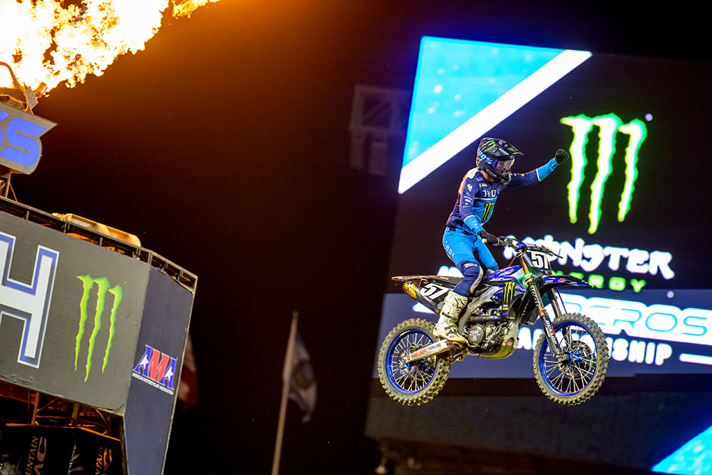 Monster Energy Yamaha Star Racing’s Nate Thrasher scores second-consecutive 250SX podium with third overall at the first Triple Crown of the season 