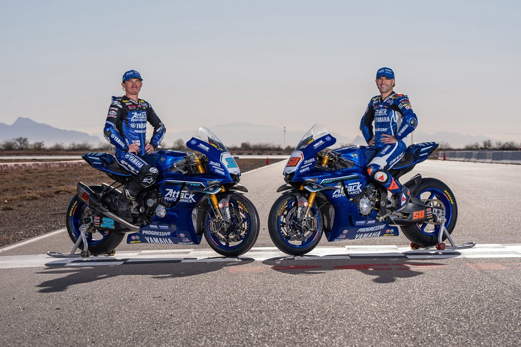 Attack Performance Progressive Yamaha Racing’s Jake Gagne and Bobby Fong are eager to launch their 2025 MotoAmerica Superbike title campaigns this weekend in Alabama