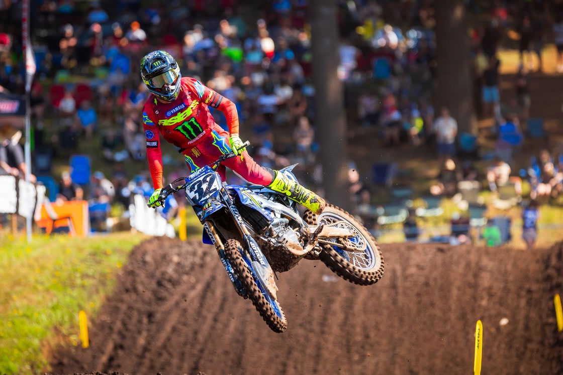 Monster Energy Yamaha Star Racing’s Justin Cooper earns valuable points with a 3-7 moto score to finish fifth overall and maintain third in the 450MX Championship