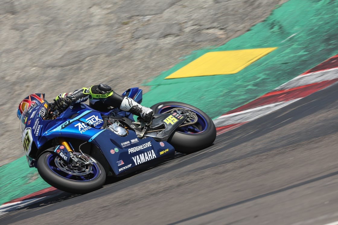 Attack Performance Progressive Yamaha Racing's Cameron Petersen keeps podium streak rolling to close the points gap in the hotly contested MotoAmerica Superbike title fight