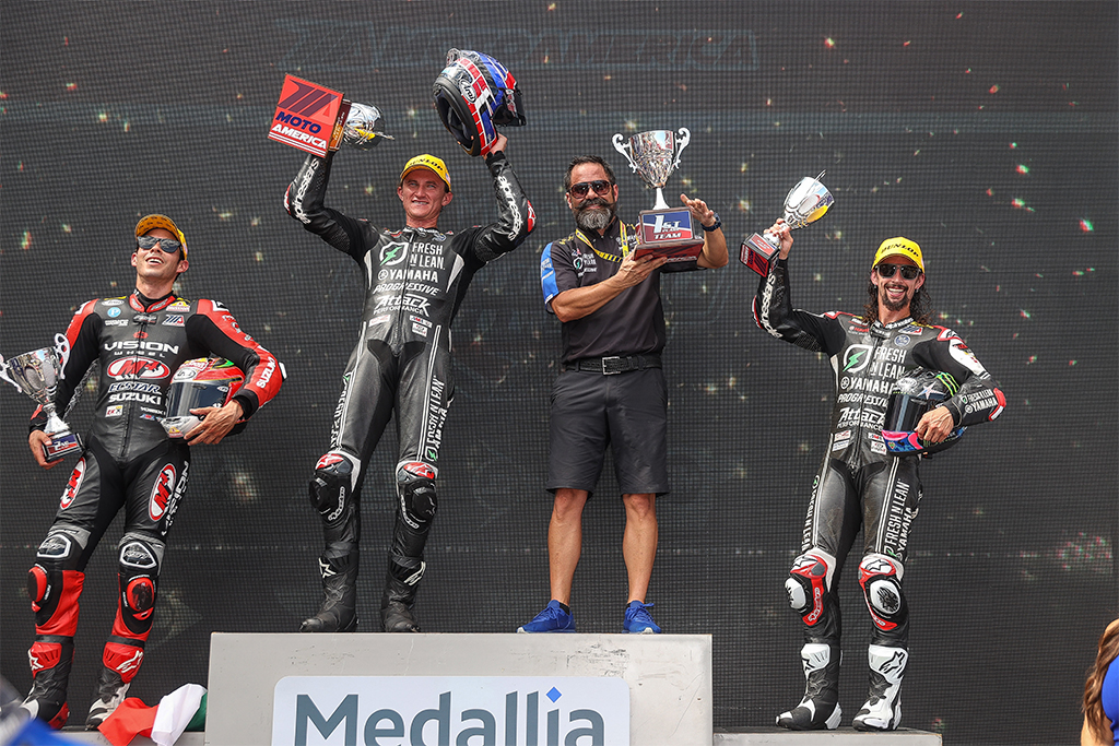 Fresh N Lean Progressive Yamaha Racing’s Jake Gagne scores fourth consecutive MotoAmerica Superbike victory in Race 1 at COTA
