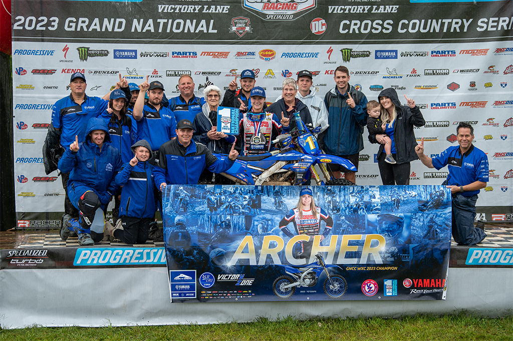 Rachael Archer secured her second consecutive GNCC WXC National Championship two rounds early at The Mountaineer GNCC