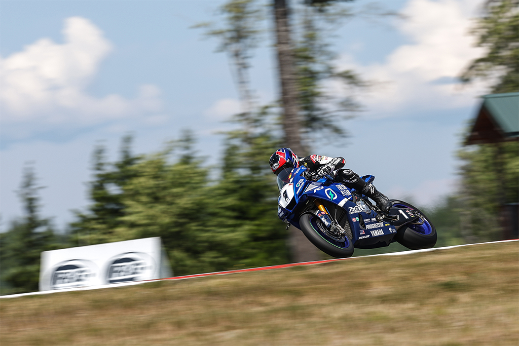 Fresh N Lean Progressive Yamaha Racing’s Jake Gagne makes championship gainswith fifth-consecutive victory at the Ridge Motorsports Park