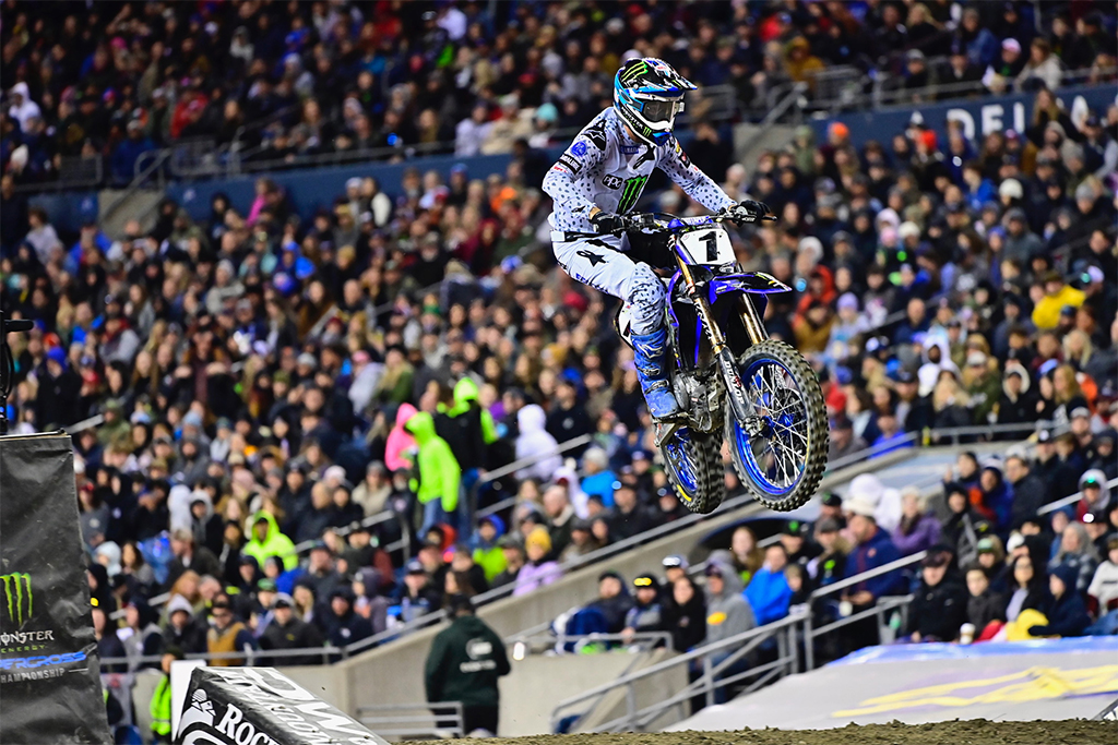 Monster Energy Yamaha Star Racing’s Eli Tomac wins Seattle Supercross to head into the weekend off tied for the points lead
