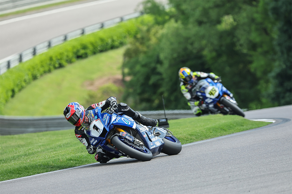 Fresh N Lean Progressive Yamaha Racing score a stellar 1-2 finish in MotoAmericaSuperbike Race 1 at Barber Motorsports Park
