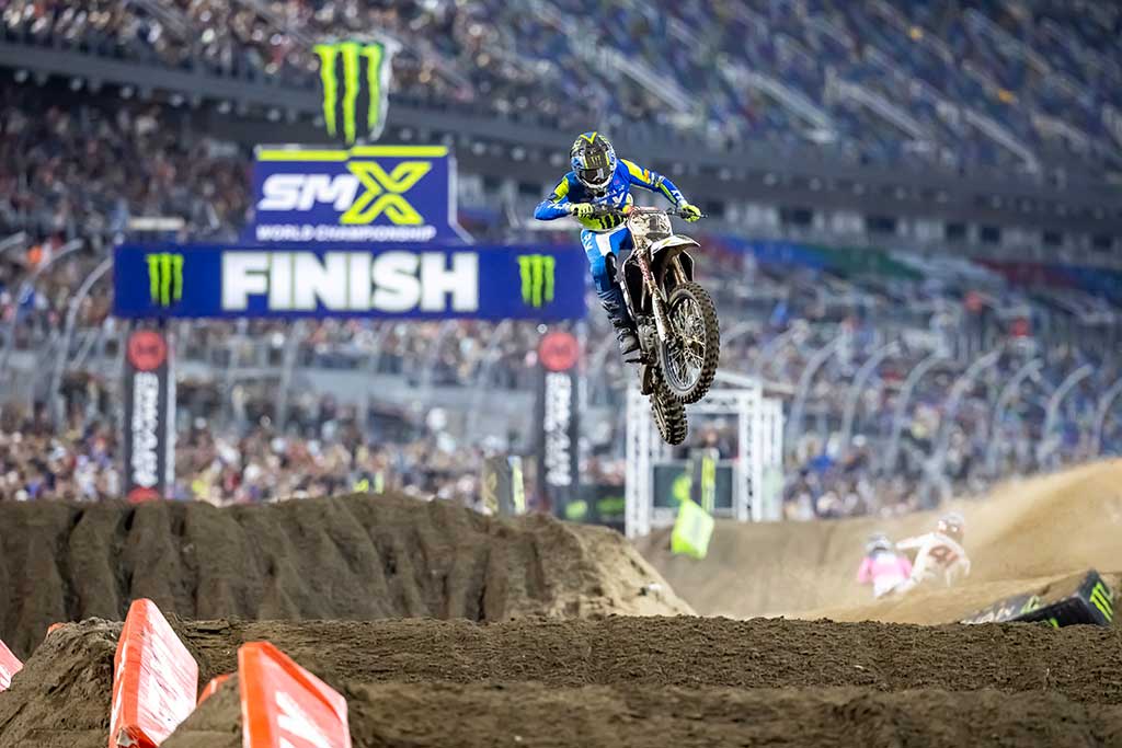 Monster Energy Yamaha Star Racing’s Cooper Webb fourth as the 450SX title fight reaches its midpoint at Daytona Supercross