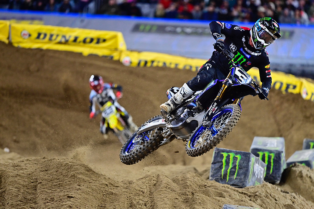 Monster Energy Yamaha Star Racing’s Eli Tomac takes home a fourth-place finish at Glendale Supercross