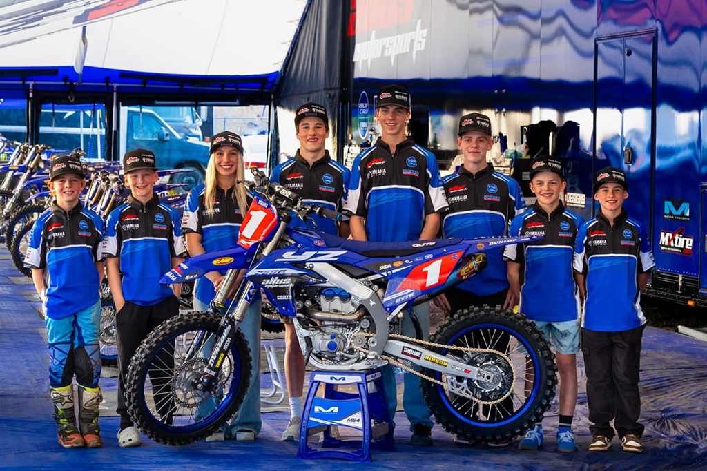 Get to know YMUS’ new official amateur motocross team – Altus Motorsports BLU CRU Yamaha – which is developing the next generation of riding talent in supercross, motocross, and SMX