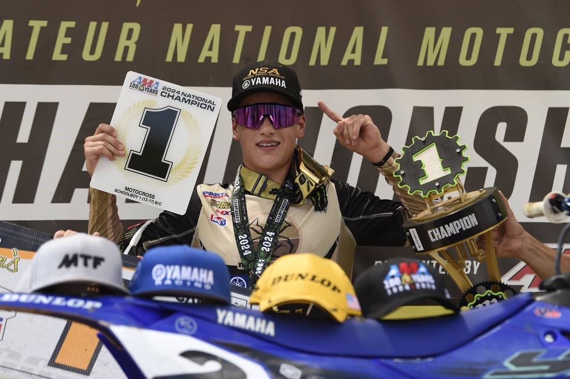 Yamaha bLU cRU riders earn five titles and an additional 19 overall podiums at the 43rd running of the Monster Energy AMA Amateur National Motocross Championship