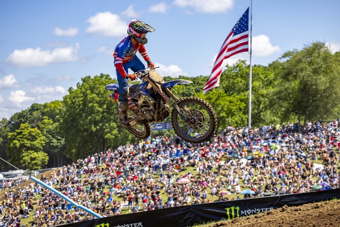 Monster Energy Yamaha Star Racing’s Haiden Deegan battled back from adversity to secure fifth overall with a 2-6 moto score at the RedBud National