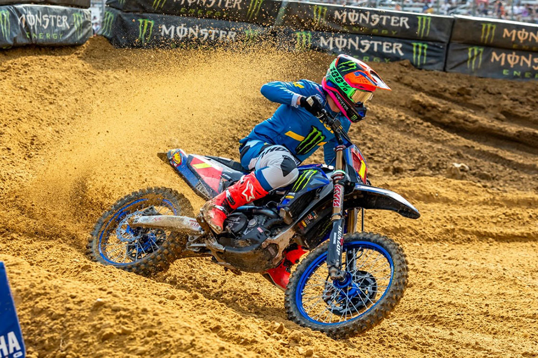 Monster Energy Yamaha Star Racing’s Haiden Deegan enjoys a perfect day in Texas and expands his championship lead at the SMX Playoff 2