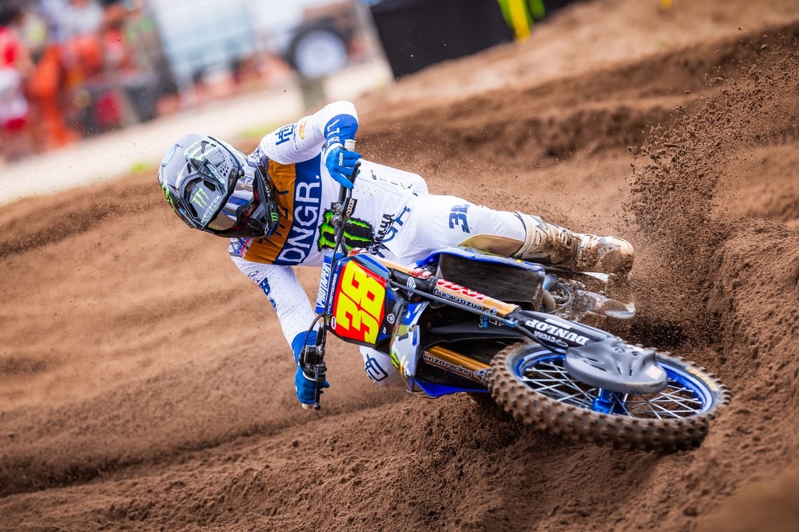 Monster Energy Yamaha Star Racing’s Haiden Deegan continues to strengthen his 250MX Championship lead with a 1-2 moto score at the Southwick National
