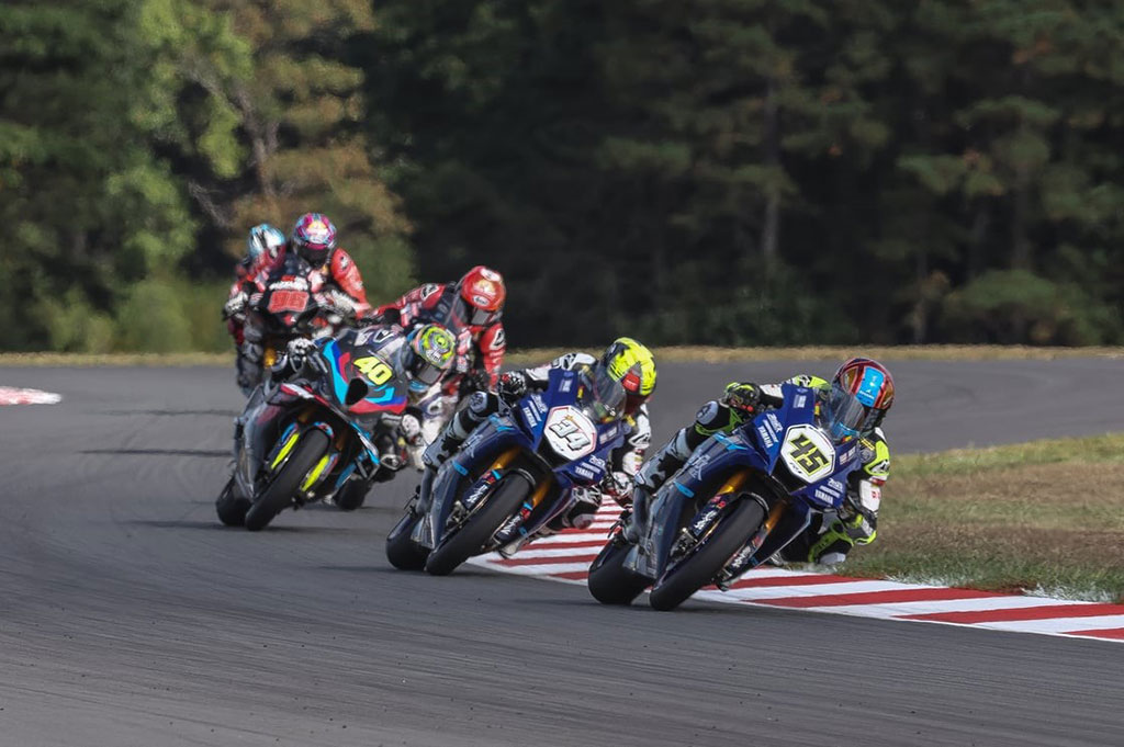 Attack Performance Progressive Yamaha Racing’s Cameron Petersen and Xavi Forés finish sixth and eighth, respectively, in Race 1 of the MotoAmerica Superbike season finale