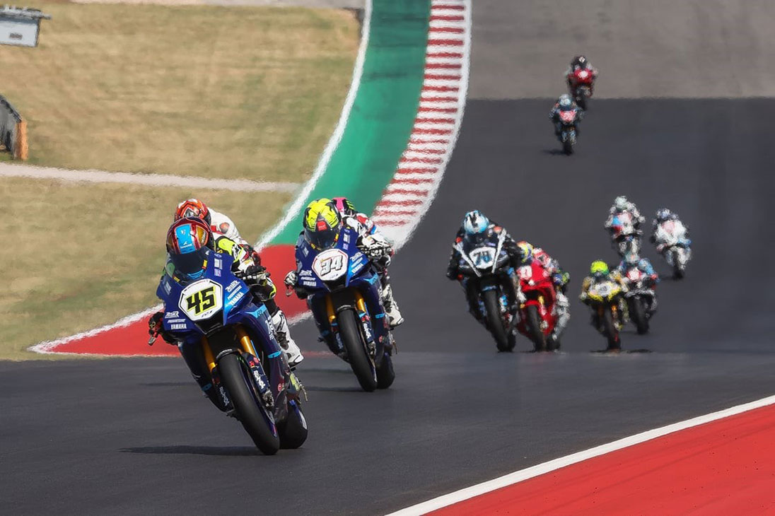 Attack Performance Progressive Yamaha Racing’s Cameron Petersen finished seventh and 10th on the final day of racing at COTA