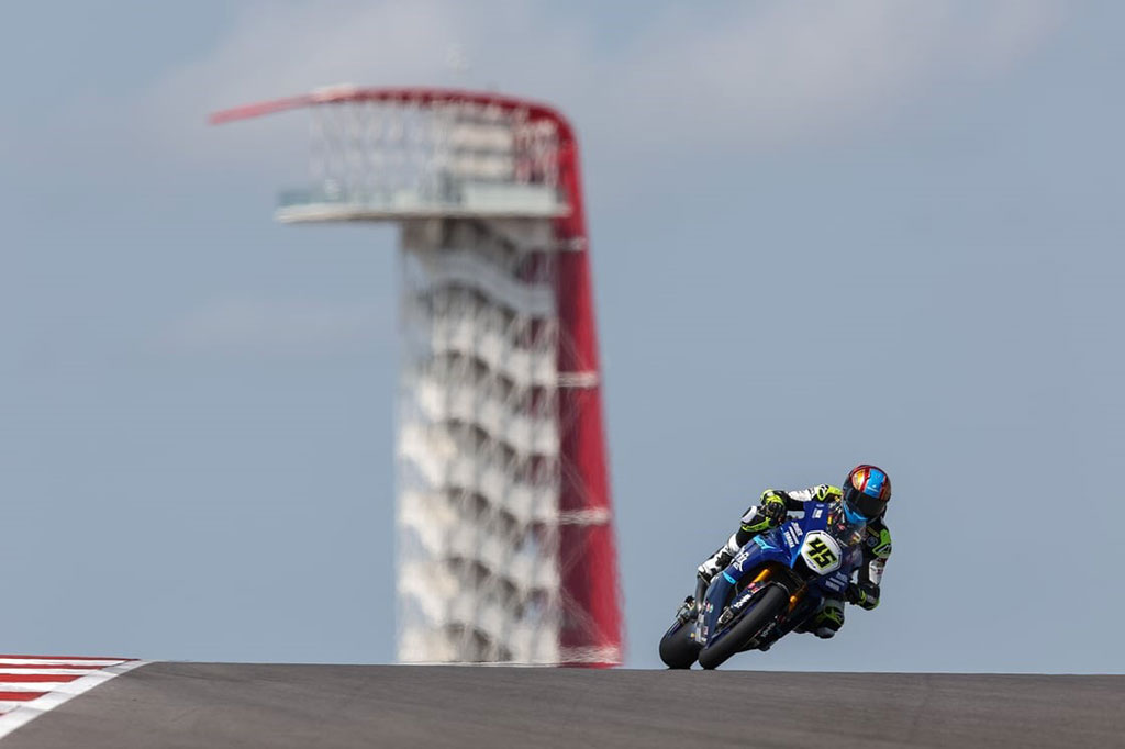 Attack Performance Progressive Yamaha Racing’s Cameron Petersen finishes 11th in a challenging start to the MotoAmerica Superbike tripleheader in Texas