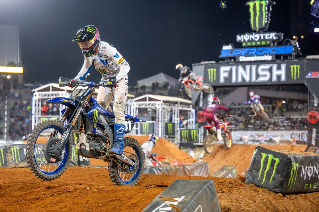 Monster Energy Yamaha Star Racing’s Nate Thrasher scores first win of the season at the Birmingham Supercross Triple Crown
