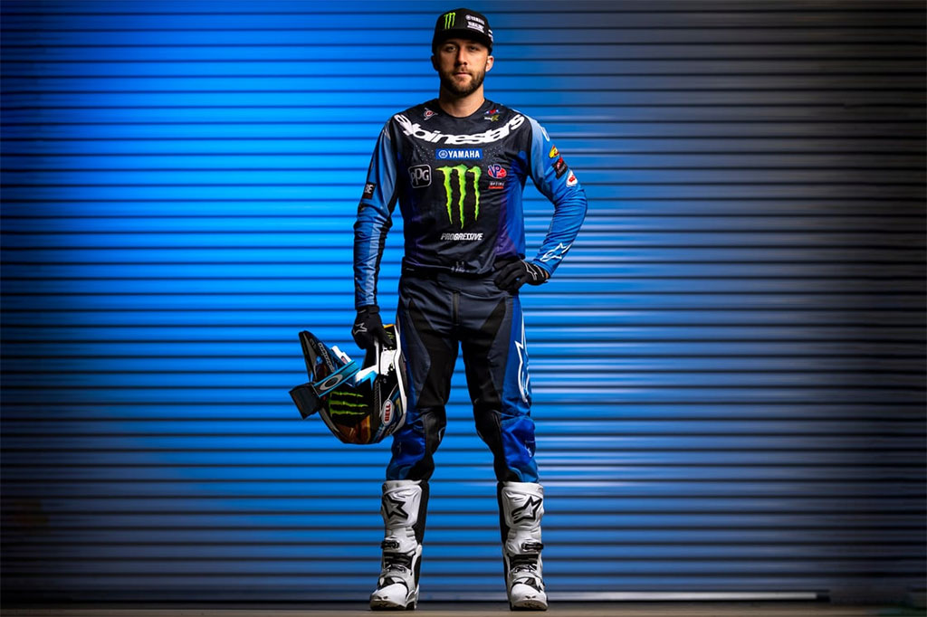 Monster Energy Yamaha Star Racing’s Eli Tomac returns with the team for a final full season in the SuperMotocross World Championship