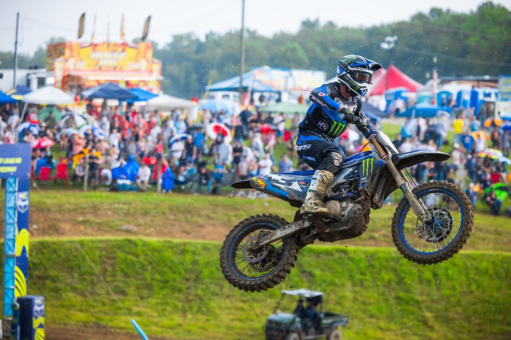 Monster Energy Yamaha Star Racing’s Eli Tomac finishes third overall, Justin Cooper fifth, and Cooper Webb 10th at Round 4 of Pro Motocross