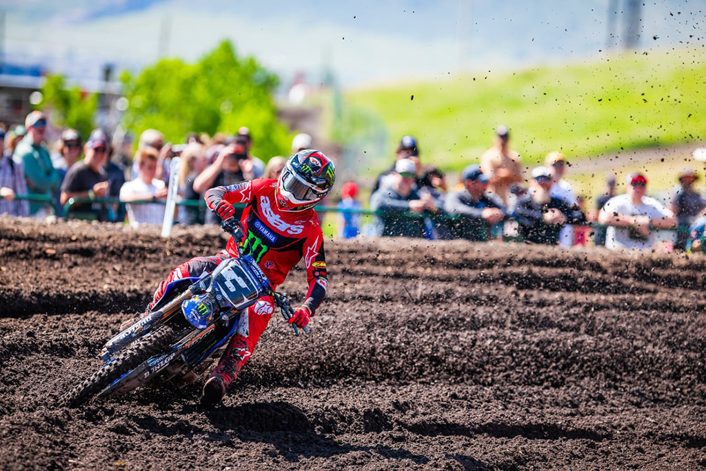 Monster Energy Yamaha Star Racing’s Eli Tomac finishes second overall, with teammates Justin Cooper and Cooper Webb finishing fourth and sixth, respectively, at Thunder Valley