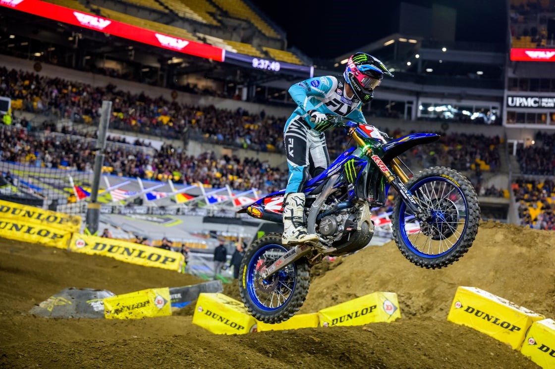 Monster Energy Yamaha Star Racing’s Cooper Webb returns to the top with Justin Cooper joining him on the podium for a stellar outing at Pittsburgh Supercross