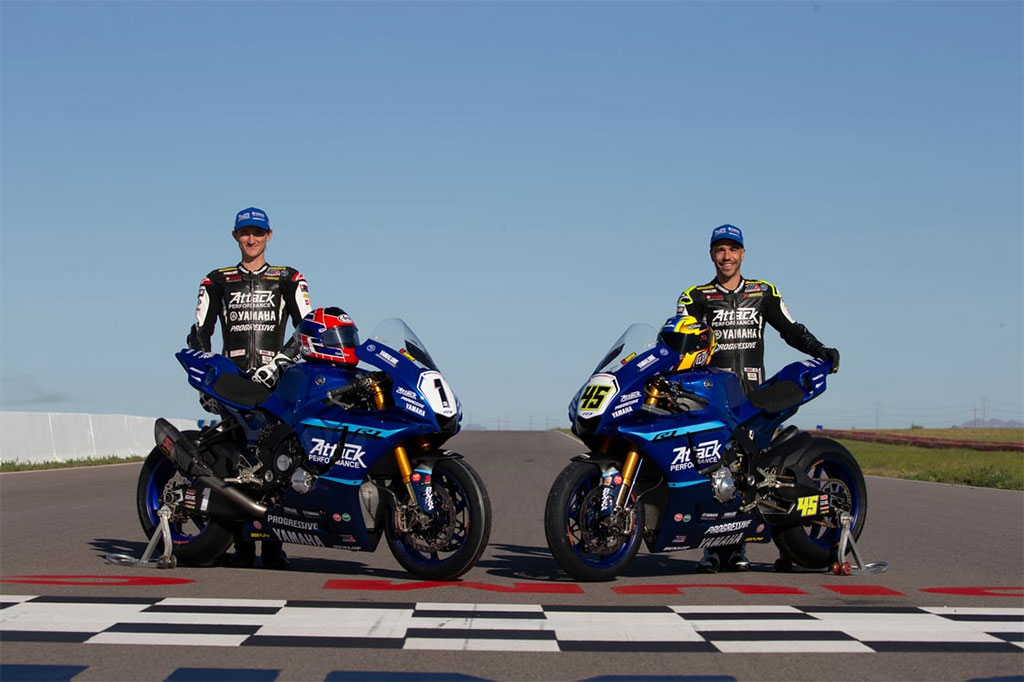 Attack Performance Progressive Yamaha Racing is ready to launch its fifth-consecutive MotoAmerica Superbike title campaign with returning riders Jake Gagne and Cameron Petersen
