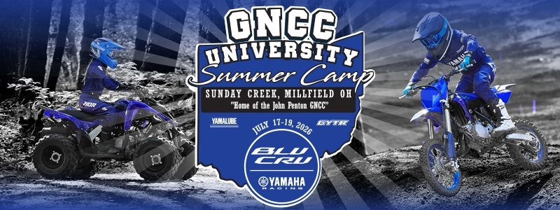 2026 Yamaha BLU CRU GNCC University Summer Camp - A Yamaha Event