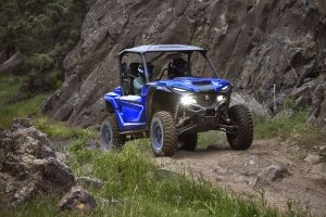 Wolverine RMAX on a trail